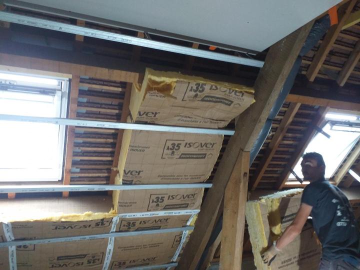 Pose de placo Croisilles