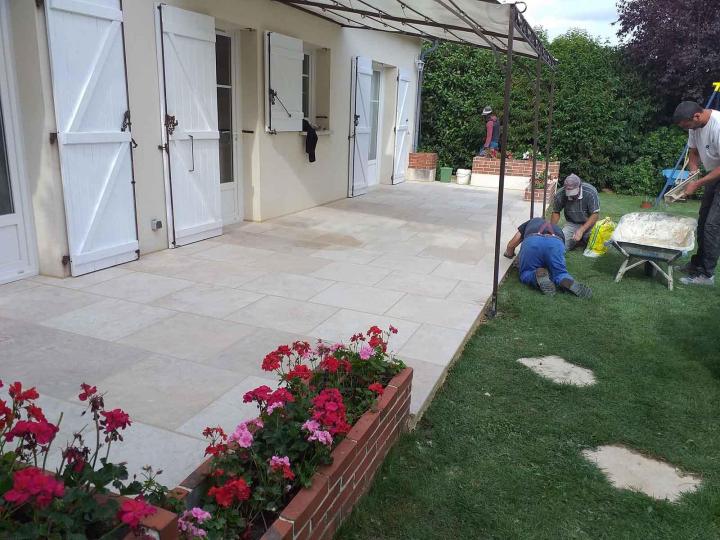 Pose de carrelage Croisilles
